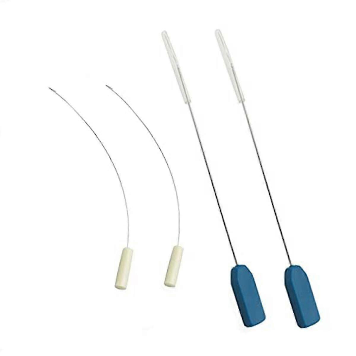 4Pcs Needle Threader, Verlock Serger Looper Threader/Needle Threader for Sewing Machine Needles