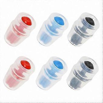 6-Pack Silicone Nozzles with Bite Valve and Protective Sheath