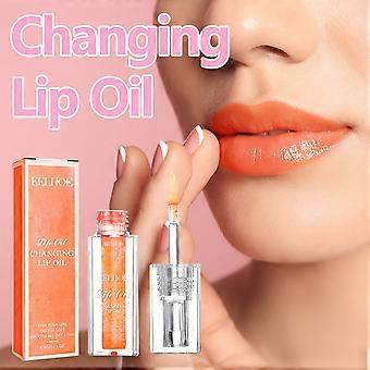 Eelhoe Color-Changing Lip Oil - Gently Exfoliates Lips, Plumps, Smooths, Adds Shine, Moisturizing Lip Oil