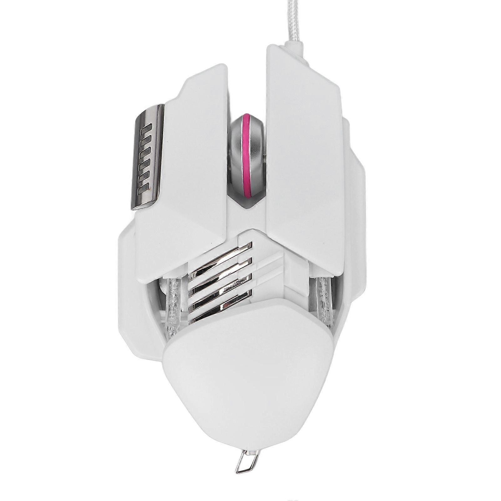 Wired Mouse Water Cooled Lighting Effect Telescopic Adjustment Macro Programming RGB Mouse