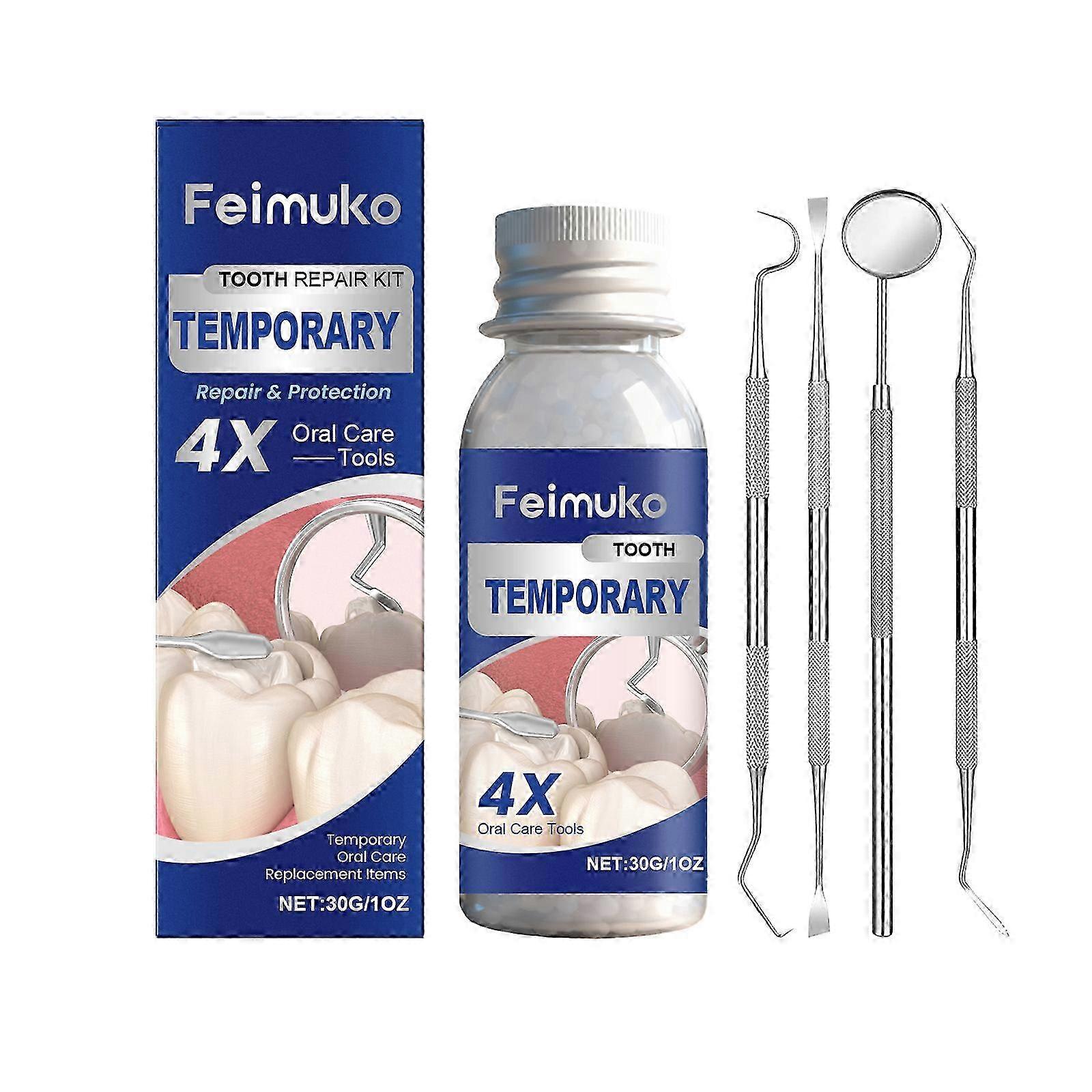 2pcs Flexible Gum for Missing Teeth