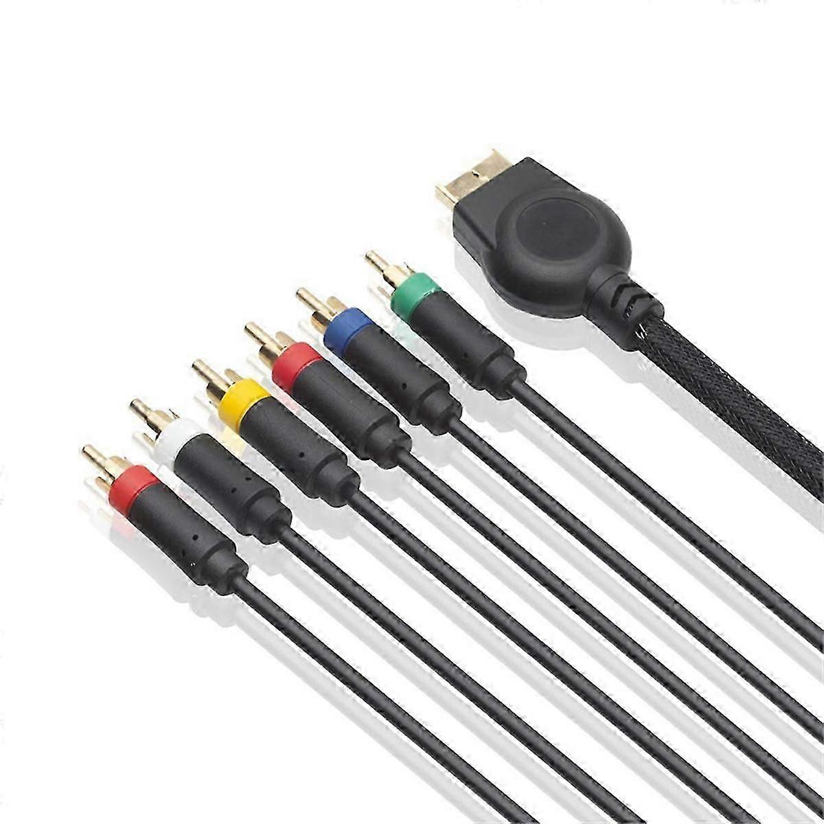 Component Cable 1.8m High Resolution AV Cable Game Cable Accessories