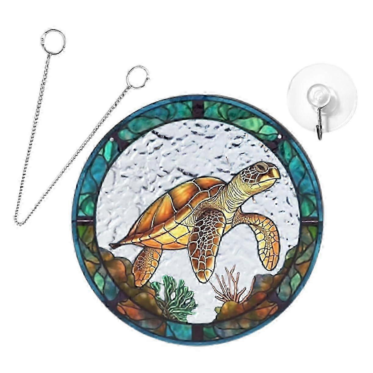 Translucent Turtle Acrylic Hanging Art