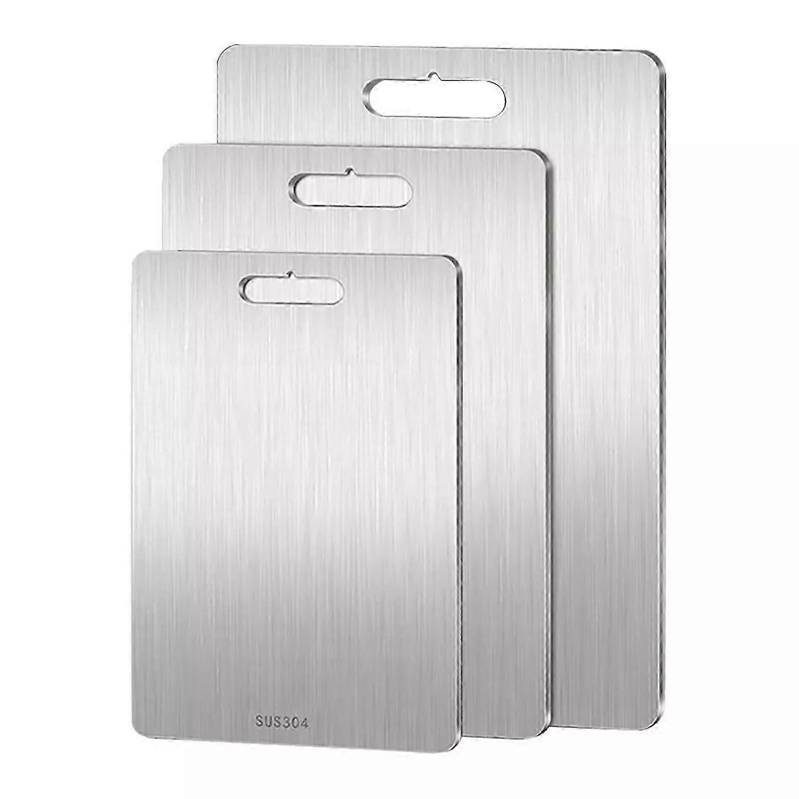 Double-Sided Titanium Cutting Board, Premium Titanium Chopping Board for Kitchen Use