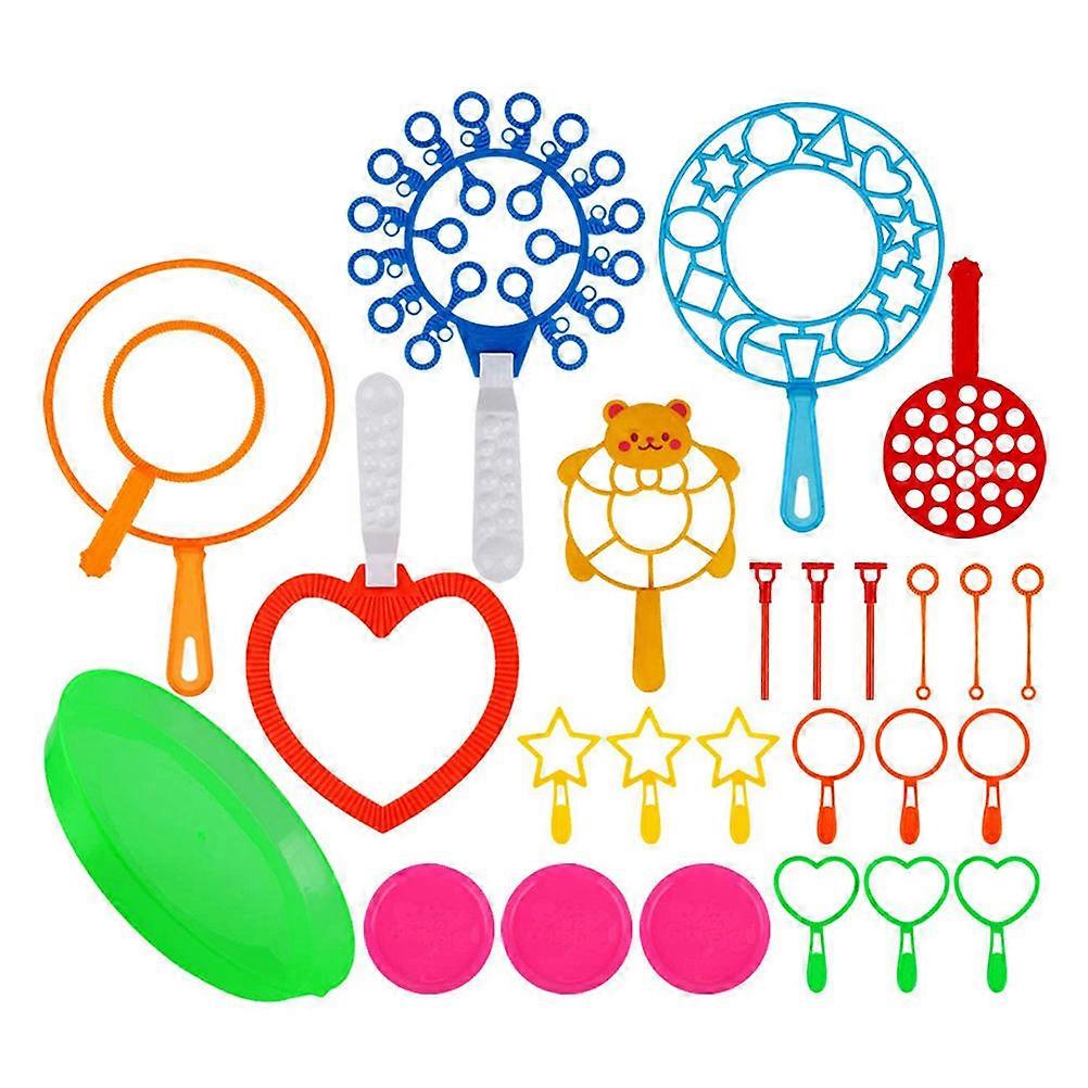 Bubble Tools Kids Blowing for Fun 26Pcs Assorted Colors