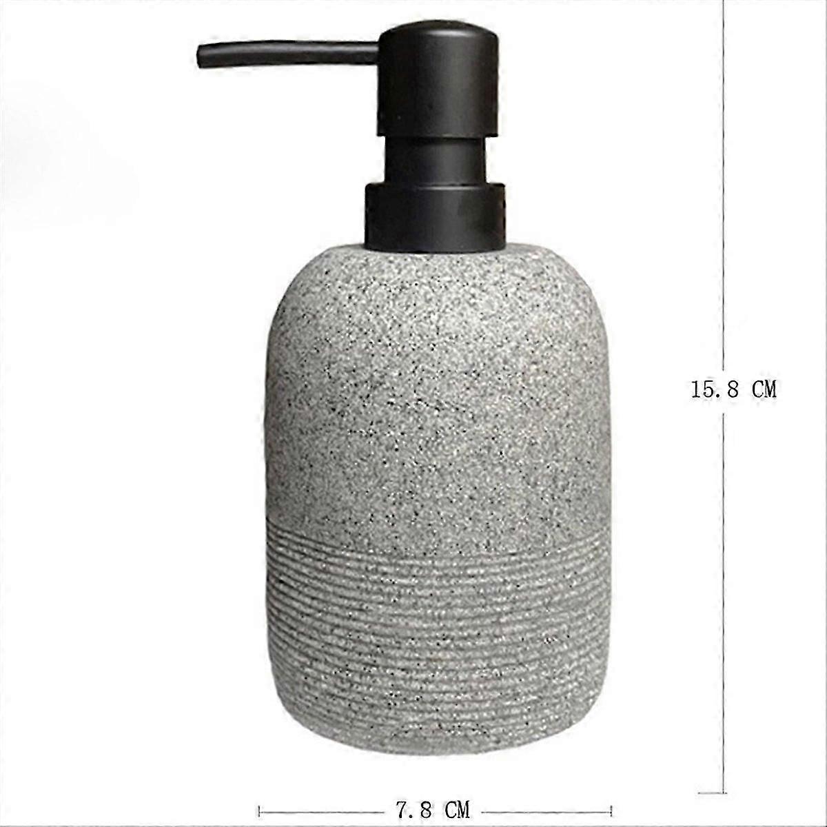 Grey Countertop Handwashing Liquid Soap Dispenser