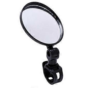 Fietsachteruitkijkspiegel met draaibare bolle lens en geïntegreerde reflector voor fietsen