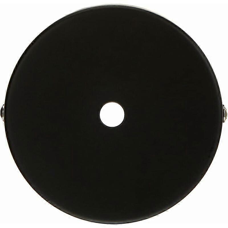 Durable Matte Black Iron Round Stand for DIY Lighting