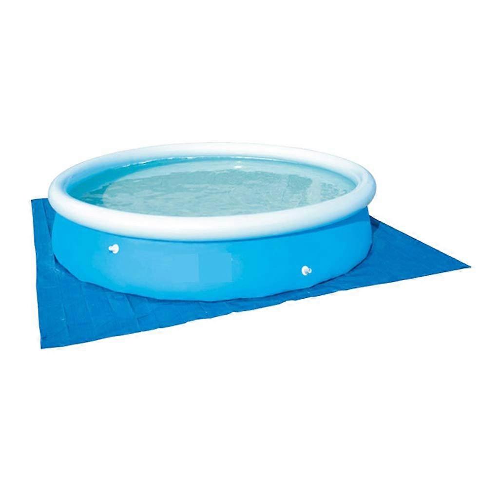 Durable Pool Ground Cloth Protector 396cm Large Square Pool Tarp for Outdoor Wide Coverage Use