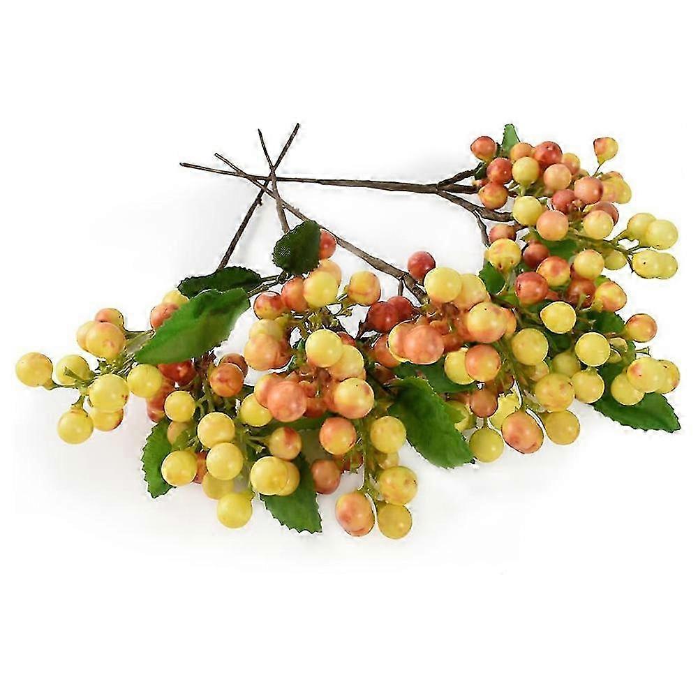 Four Artificial Berry Stems Decor
