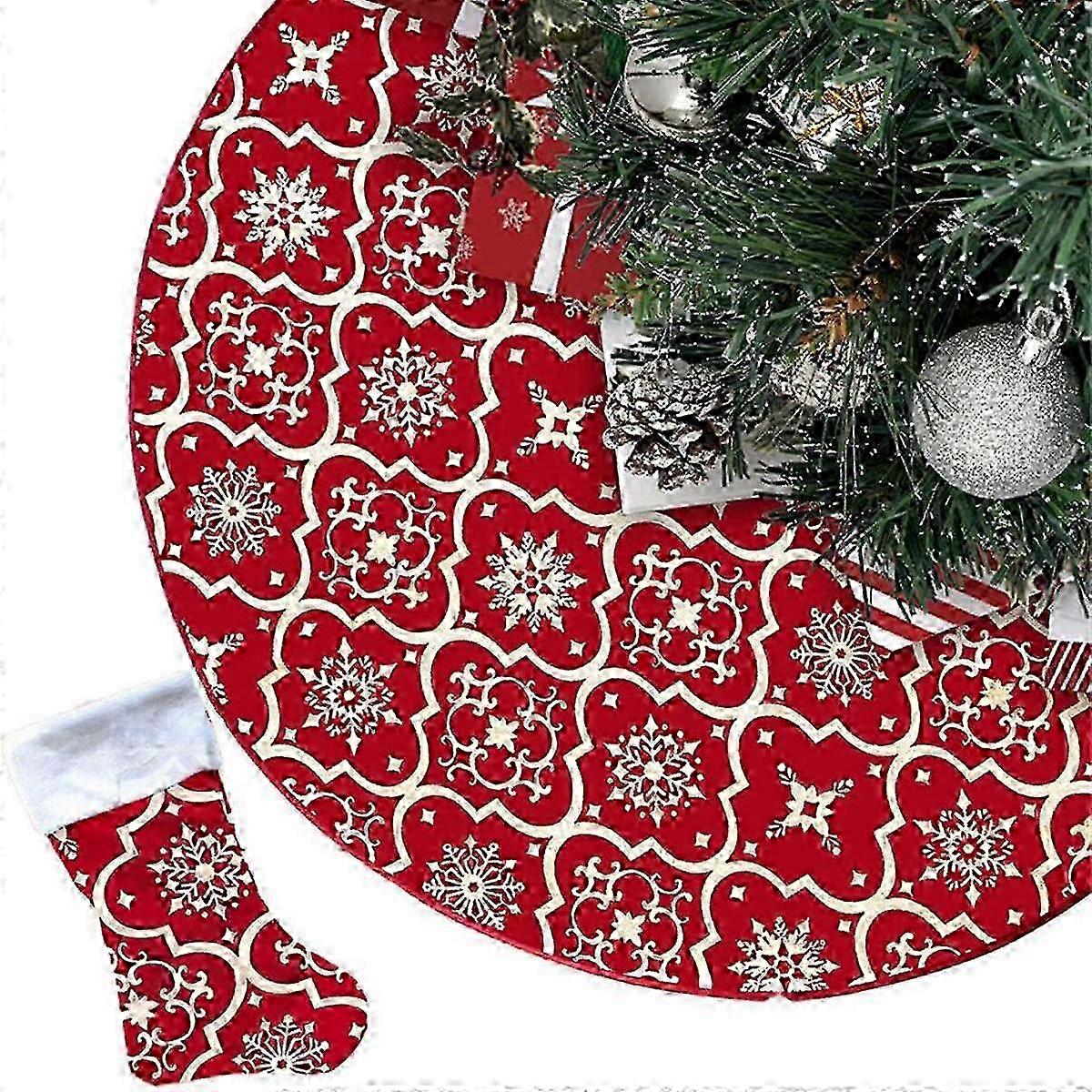 48 Inch Handmade Snowflake Skirt