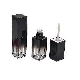 Empty Lip Gloss Tube Black Square Shape for Holding Lip Gloss 3Pcs Set