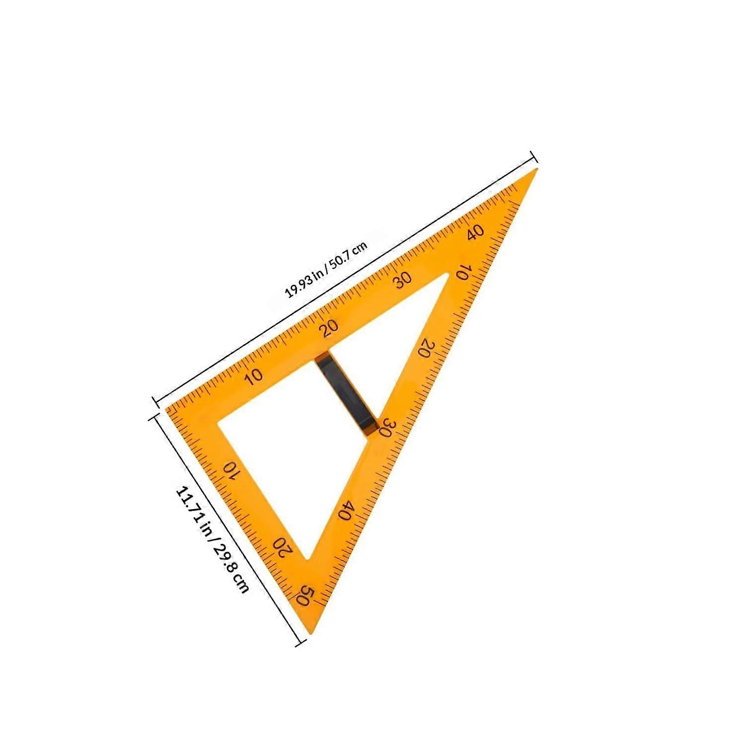 Drawing Triangle Ruler Set Squares with Handle for Classroom