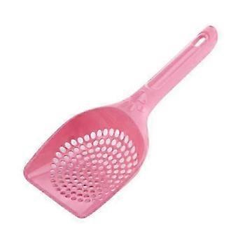 Pet Cleaning Tool for Cats and Dogs with Pink Plastic Litter Scoop and Shovel-Good