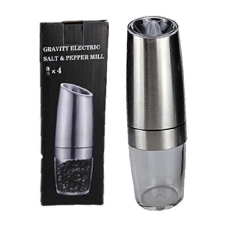Automatic Electric Control Salt Pepper Grinder Automatic Operation LED Light Function Kitchen Essential Tool
