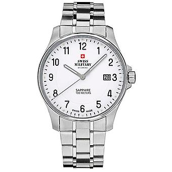 Swiss Military Quartz Analog Man Watch with SM30137.02 Stainless Steel Bracelet