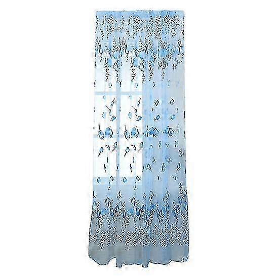 Practical Washable Thin Polyester Tulle Sheer Curtain with Smooth Surface for Indoor Use