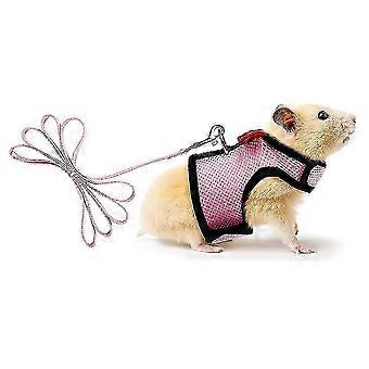 Small Pet Harness, Adjustable Breathable Mesh Vest for Outdoor Activities, Comfortable Natural Movements