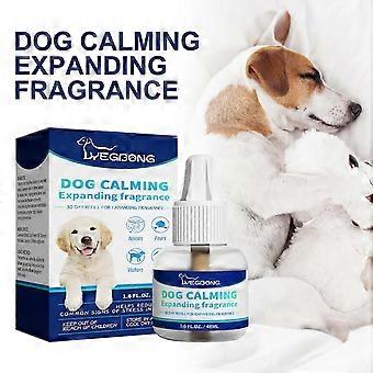 1-3x Dog Calming Pheromone Diffuser Refill 48ml, Relieve Anxiety Stress Barking Chewing, Lavender Pet Care Solution
