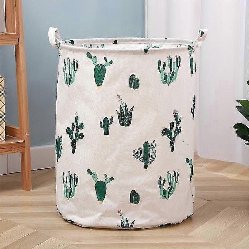Foldable Canvas Nursery Hamper Basket