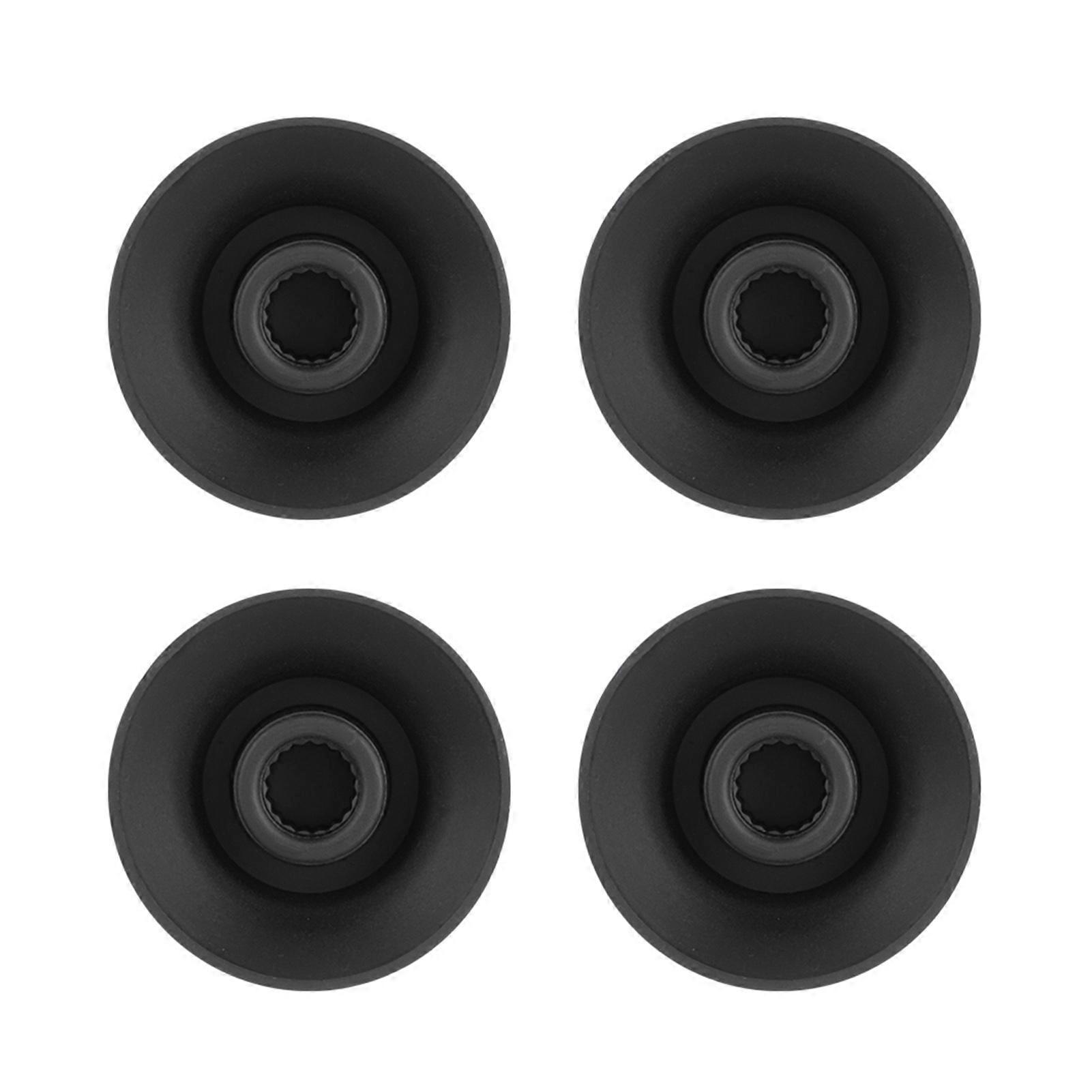 4 PCS Speed Tone Volume Control Knobs for EPI LP Electric Guitar (Black+Gold)