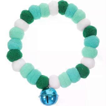 St Patrick's Day Pet Collar Cloth Ball Collar Festival Dog Soft Reflective for Puppy Xl Random Color