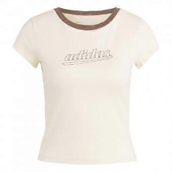 Adidas Womens/Ladies Logo Outline Slim T-Shirt