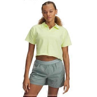 Under Armour Womens/Ladies Icon Terrycloth Cropped Polo Shirt