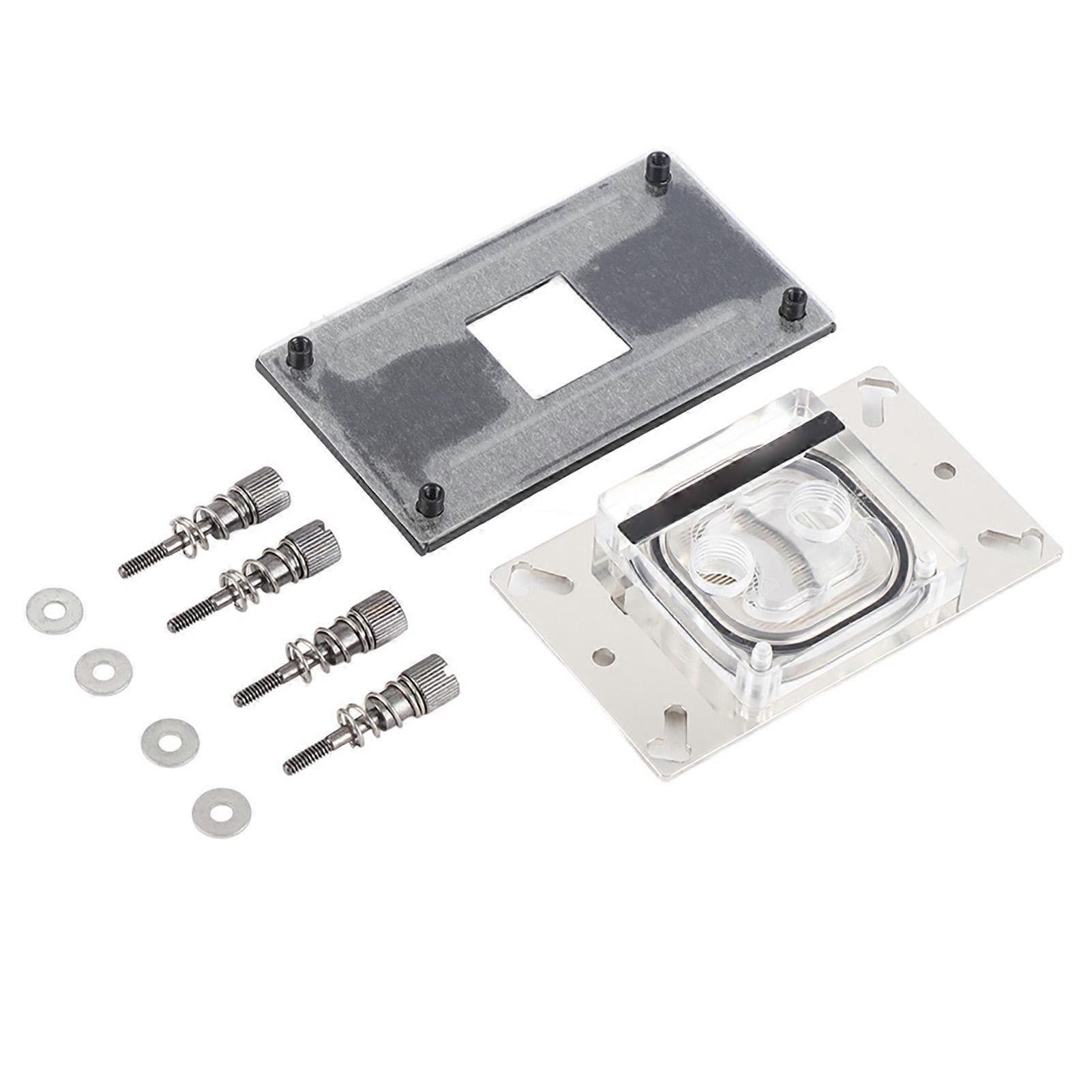 Computer CPU Water Cooling Block Waterblock Copper Base with Micro Channel