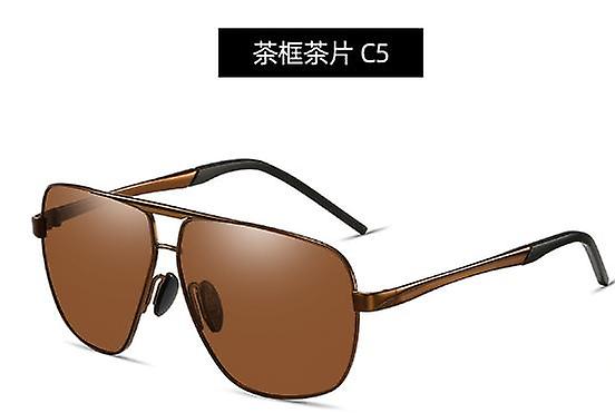 גברים ונשים עסקים מזדמנים מותג משקפי שמש מזדמנים קלאסיים מפלדת אל-חלד משקפי שמש מקוטבים