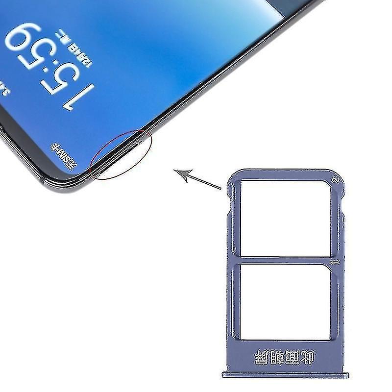 Sim Card Tray + Sim Card Tray For Meizu 16 Plus(blue)