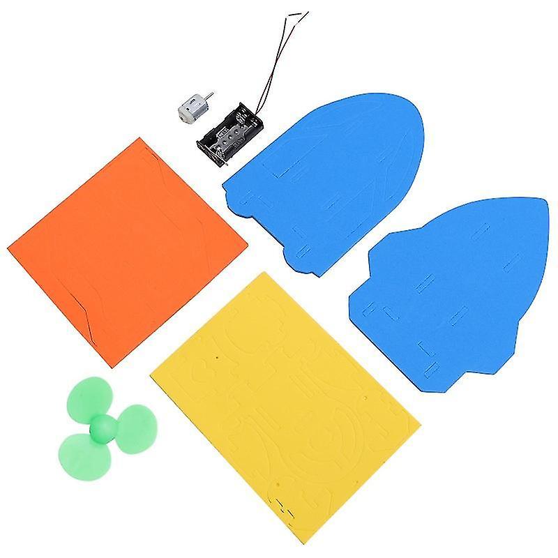 19X14x0.5cm科学と探検セット1セットエヴァDIY空力船物理学実験