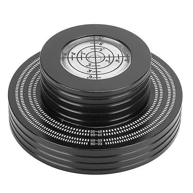 Lp Vinyl Record Weight Stabilizer Turntable Disc Clamp With High Accuracy Gradienter 33rpm/45rpm For Turntable/speaker