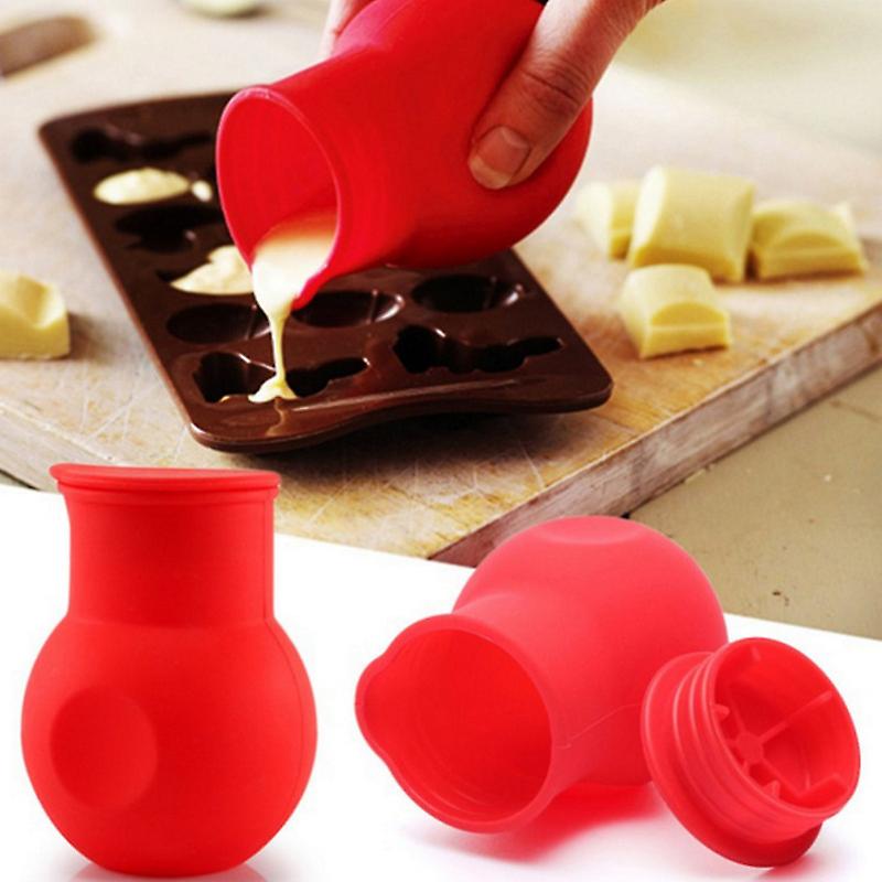 Silicone Chocolate Melting Pot Non Stick Baking Melting Pot Kit Baking Pouring Tool