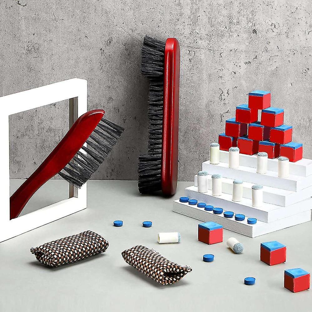 Billiards Cleaning Pool Table Cleaner Felt Brush Kit Include Rail Brush