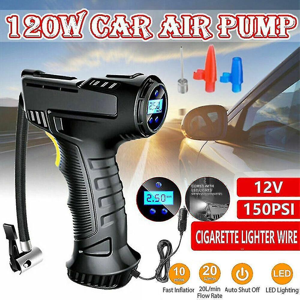Digital Cordless Car Tyre Inflator Pump Portable 150psi Air Compressor