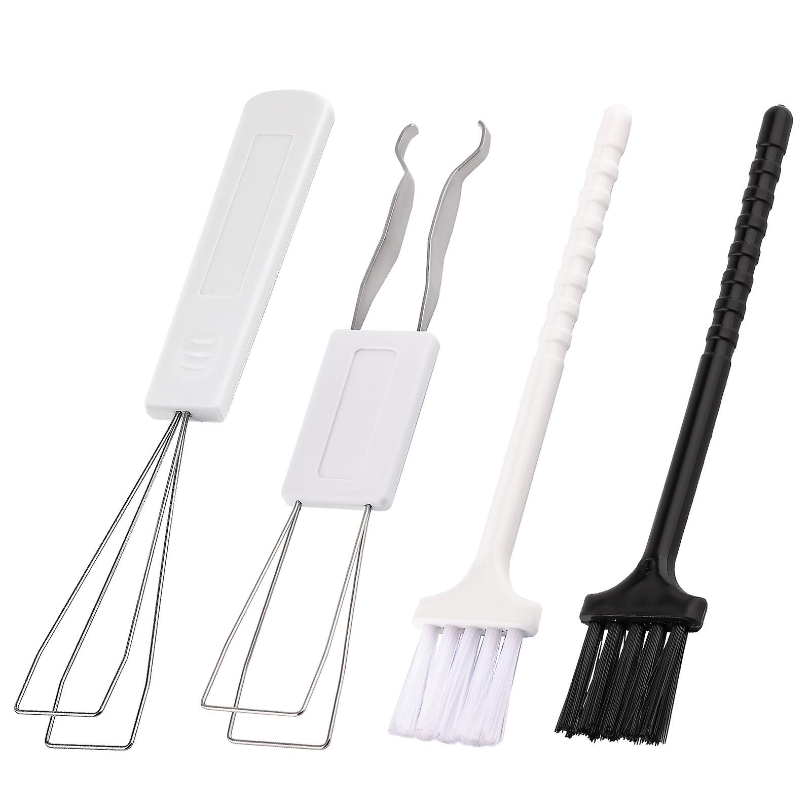 2pcs Keyboard Keycap Puller+ 2pcs Cleaning Brushes Universal Mechanical Keyboard