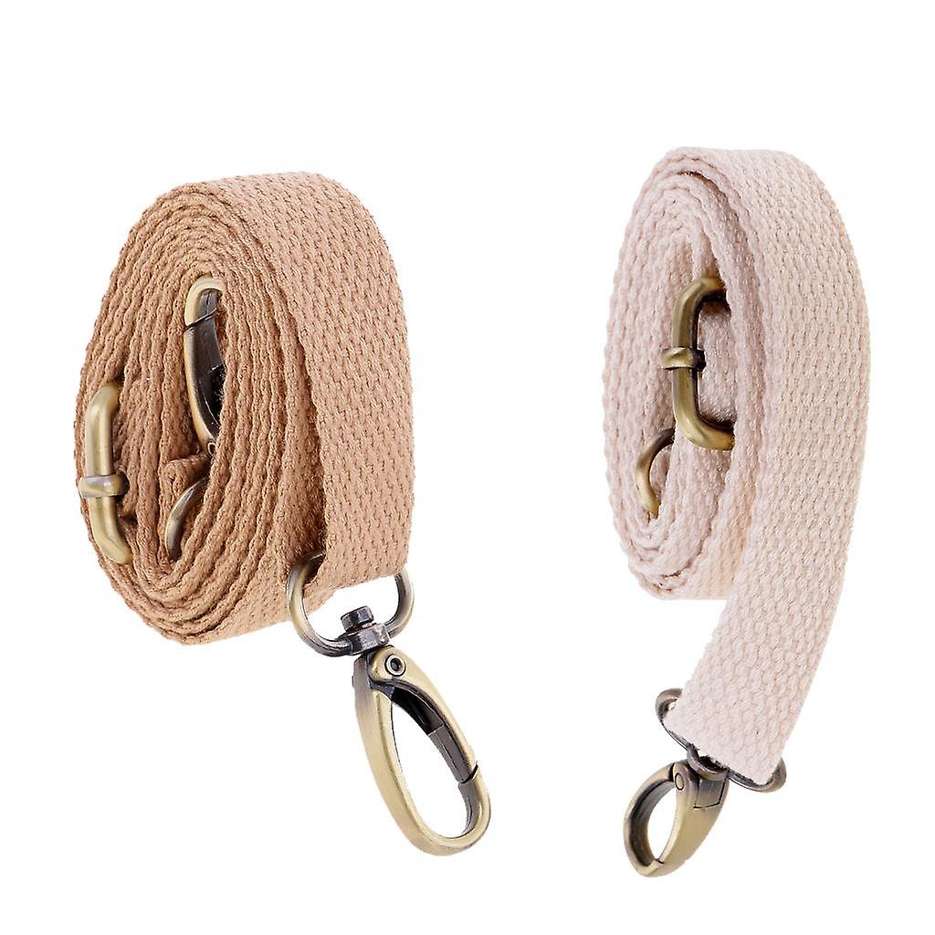 2pieces Canvas Bag Handle Shoulder Bag Strap Replacement Bag Accessory