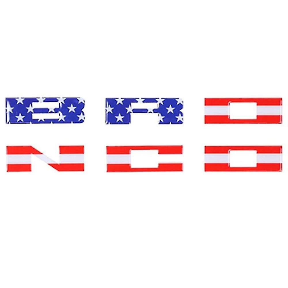 Frontgrill Emblem Trim Deckbuchstabe Dekoration Abdeckung Außenzubehör für 2021-2022, Blau & Rot