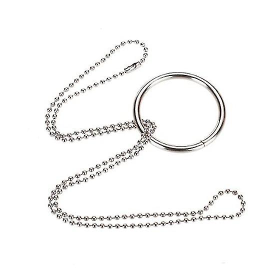 Ring Necklace Metal Trick Props Knot