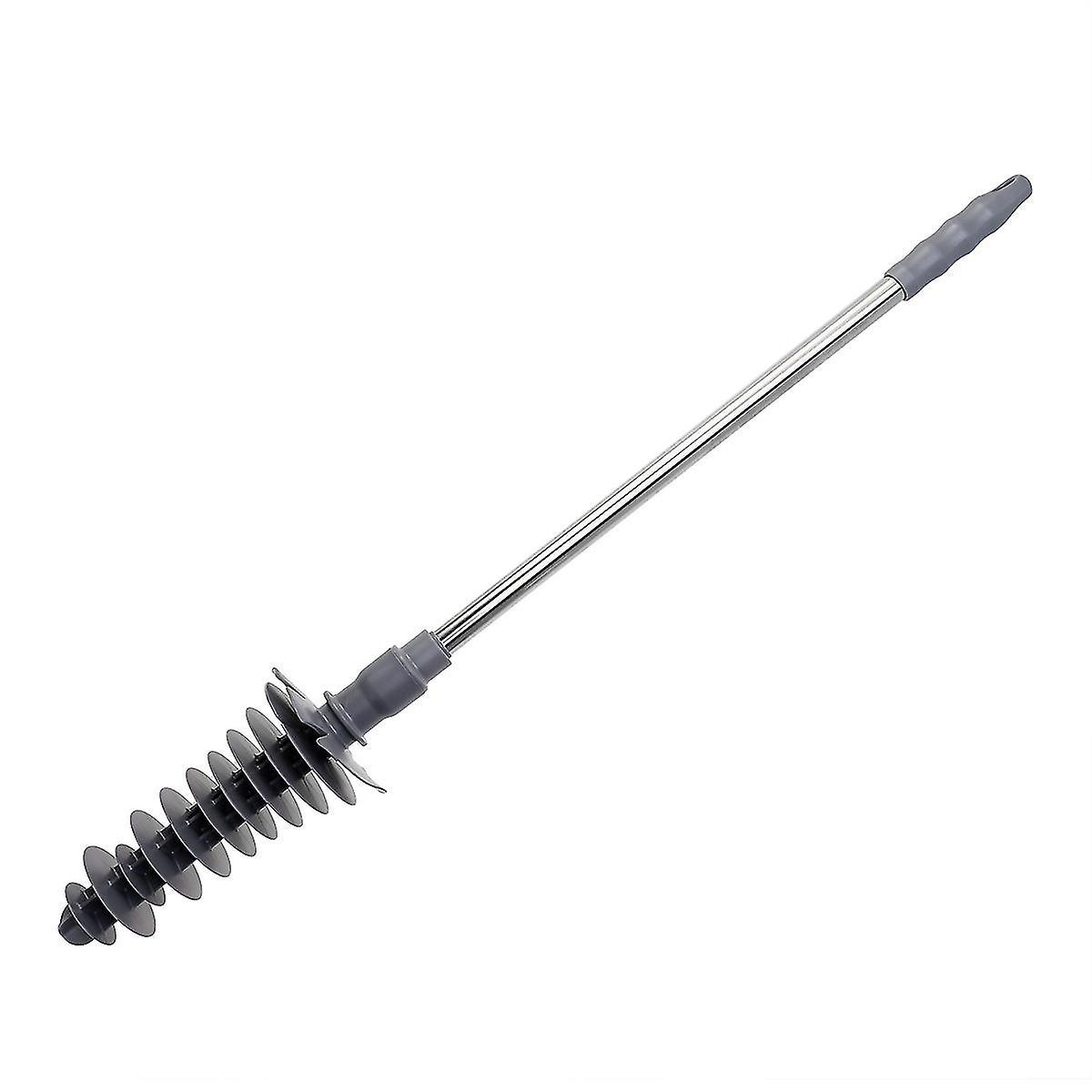 Flexible Toilet Plunger Piston Type Toilet Clog Remover For Clogged Siphon Toilet (random Color)