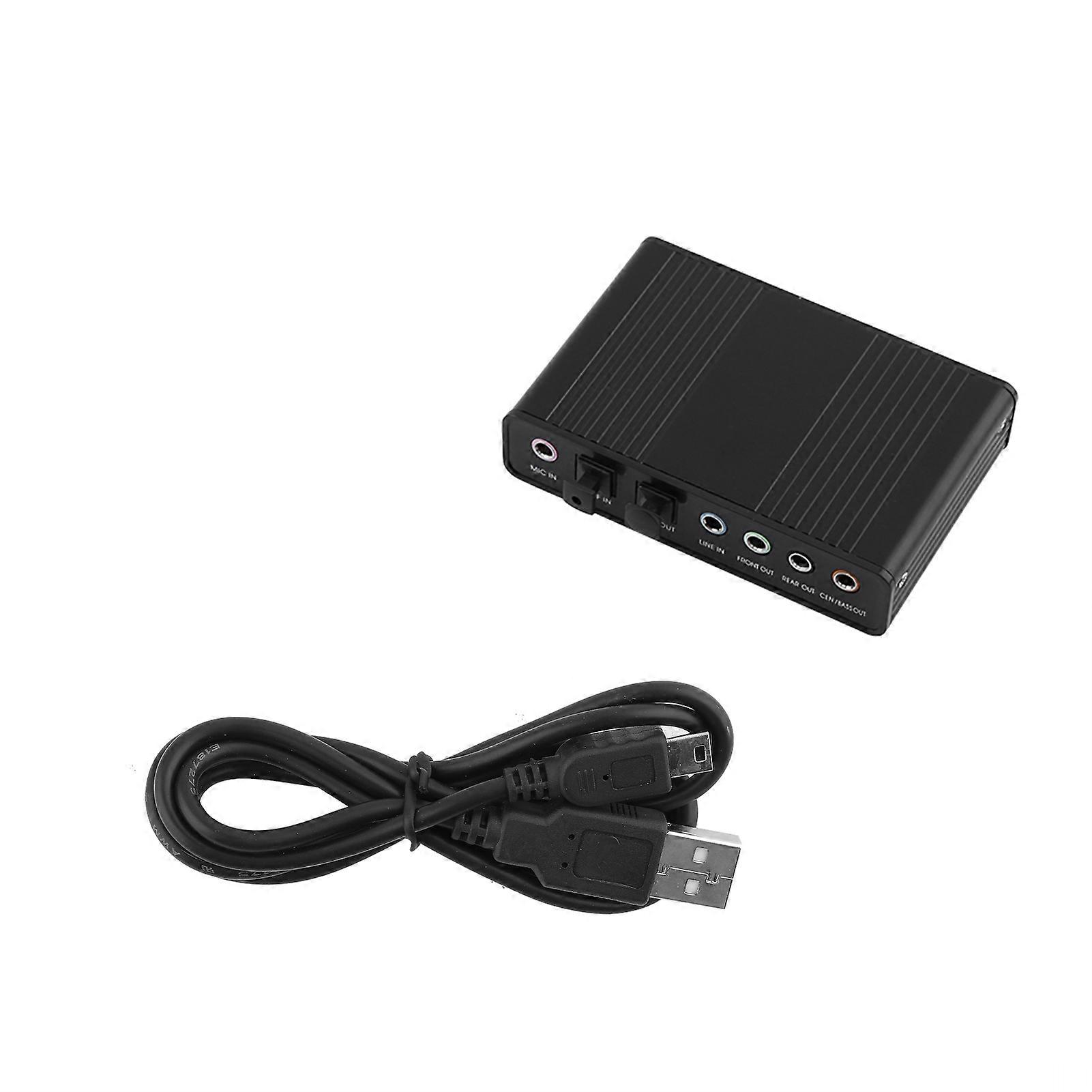 External USB Audio Interface with Digital Optical Output for PC