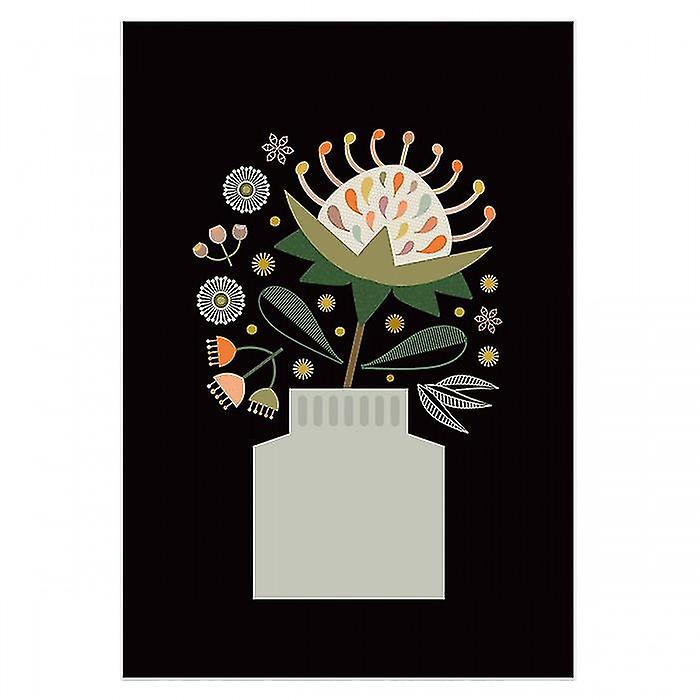 Lyndy Hants Waratah In Vase Print