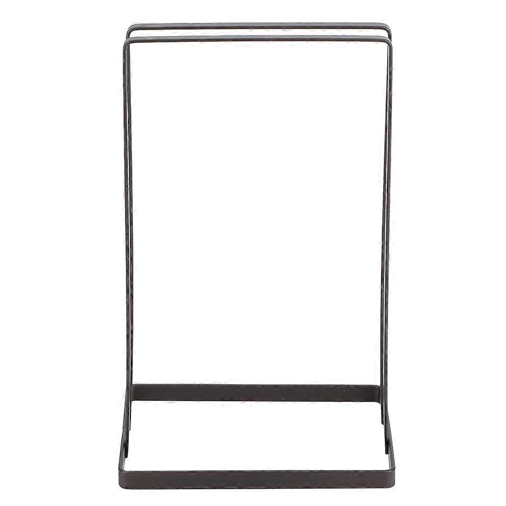 Creative Clothes Hanger Rack Metal Iron Frame Storage Organiser Decorative Stand Compact Handheld Design Durable Home Use Multi-Purpos