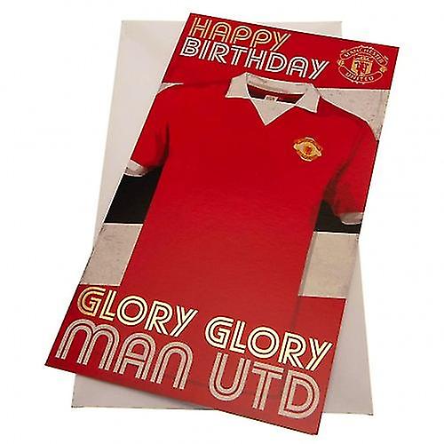 Manchester United FC Retro Birthday Card