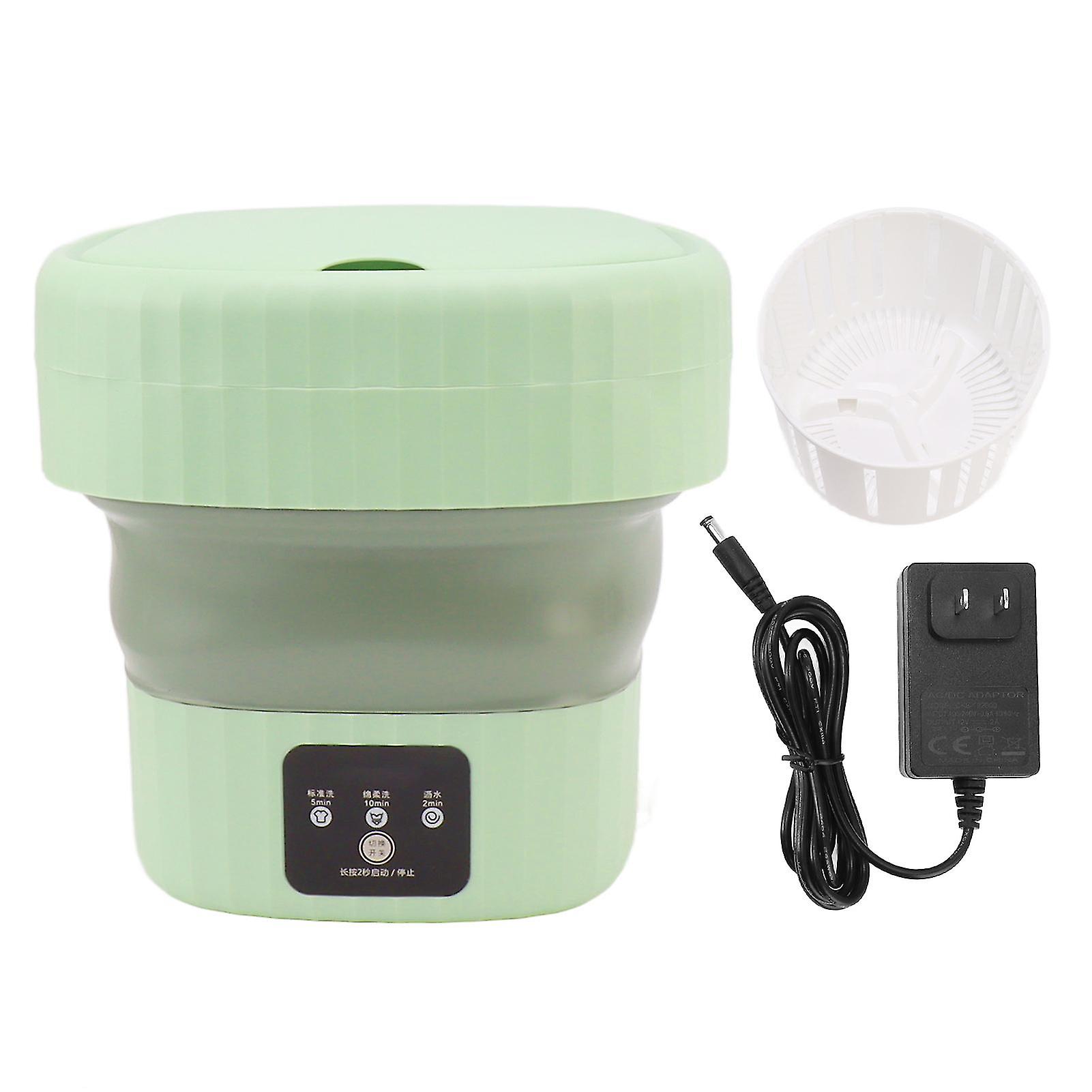 Compact 6L Foldable Mini Washer for Socks & Underwear - 100-240V US Plug