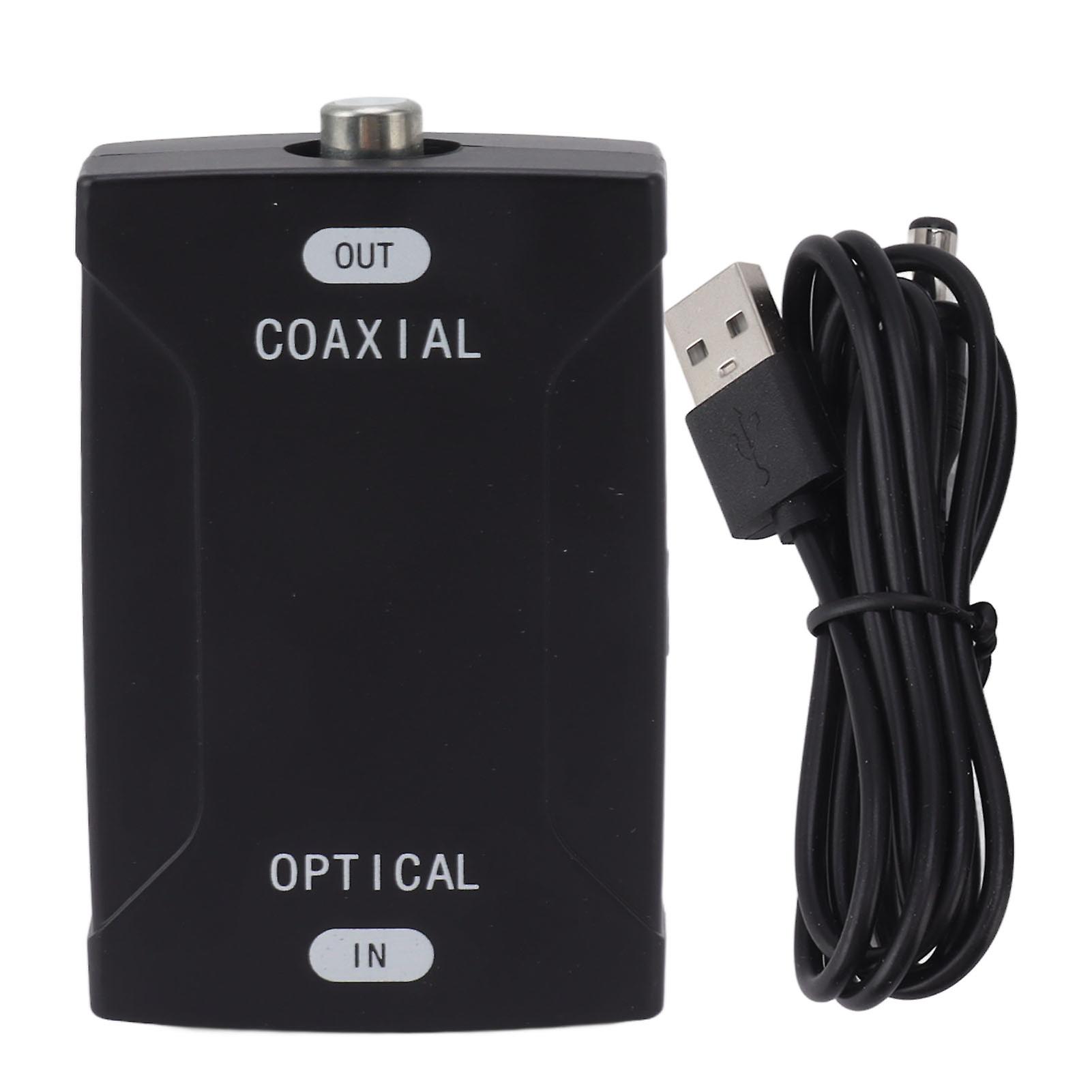 Coaxial Optical Converter Digital Sound Converter Bidirectional SPDIF Optical Sound Adapter Repeater