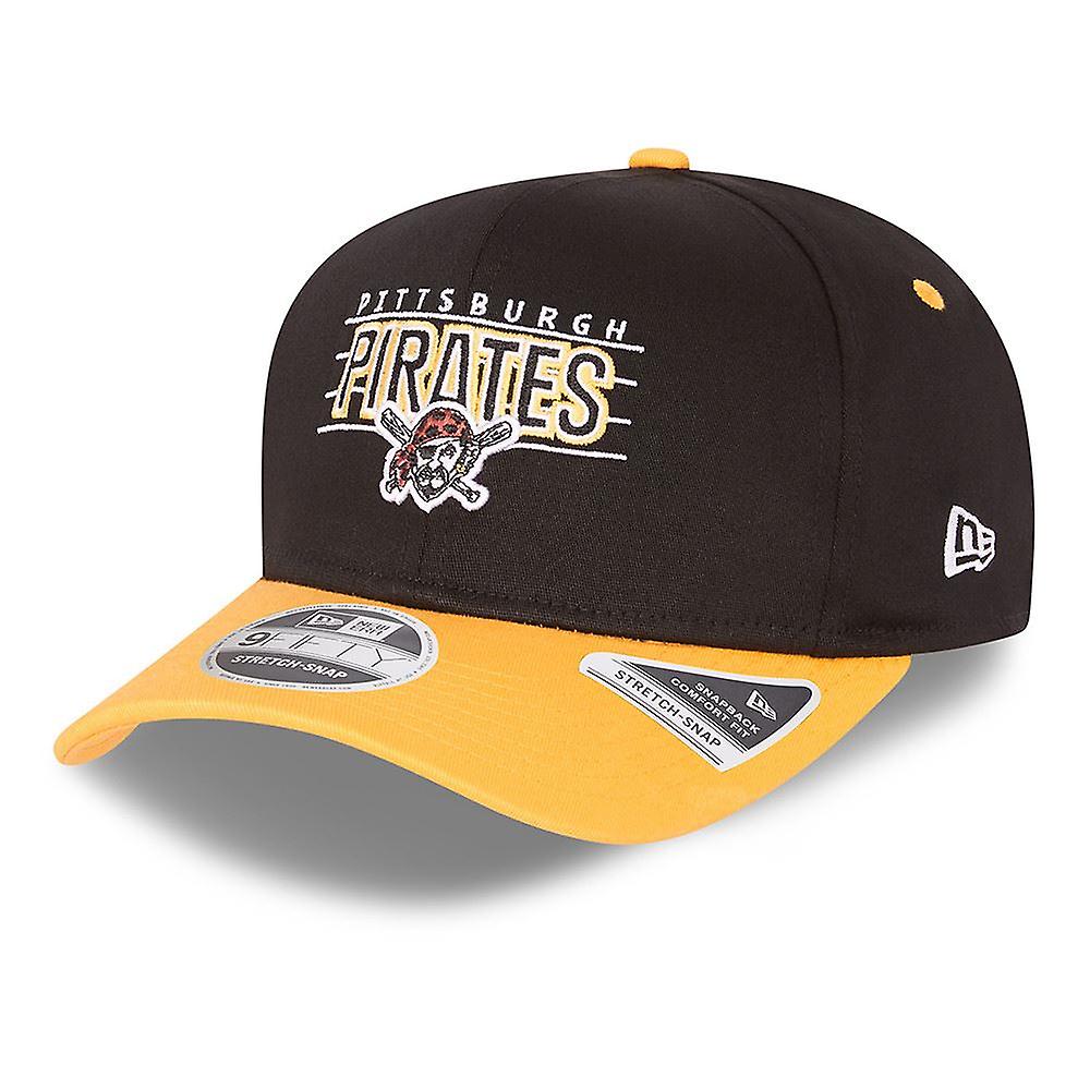 New Era Team Wordmark 9Fifty Snapback Stretch Cap ~ Pittsburgh Pirates