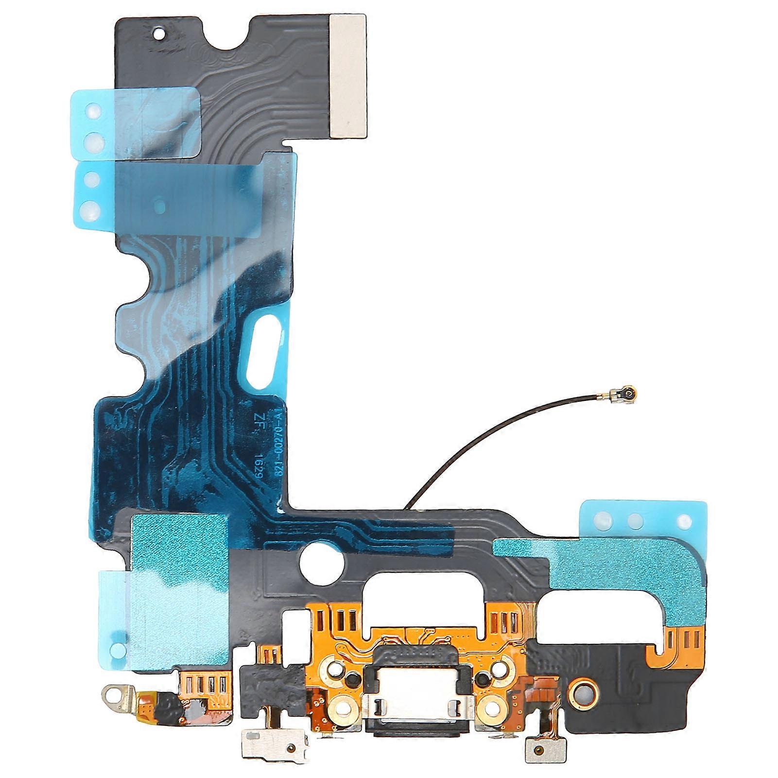 iPhone 7 Charging Port Flex Cable Replacement - Durable, Easy Install, Black