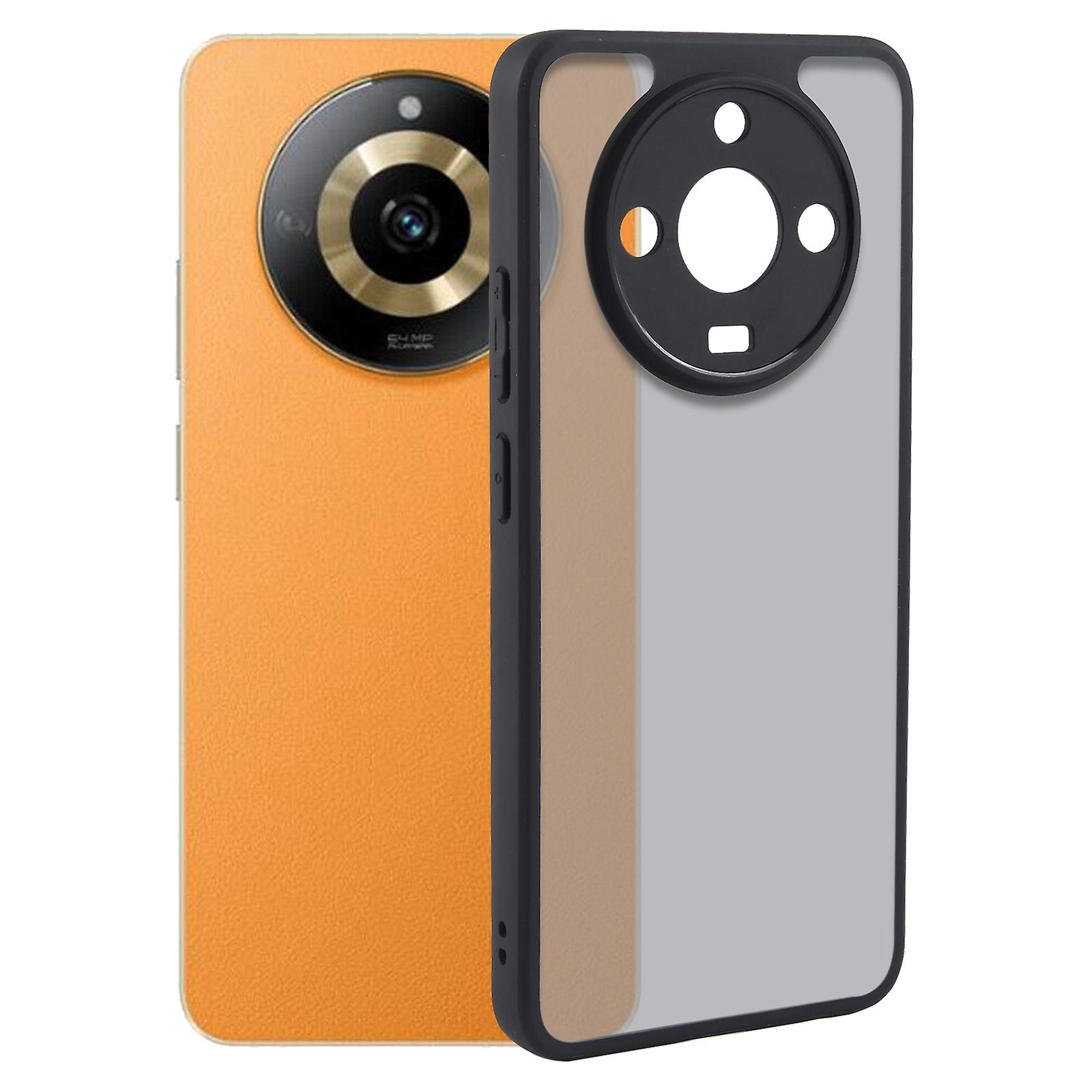 Matte Black Phone Case For Realme 11
